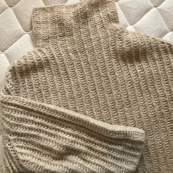 Free People mock neck knitted pullover - Picture 2 of 5